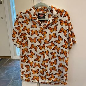 One of a kind butterfly shirt!